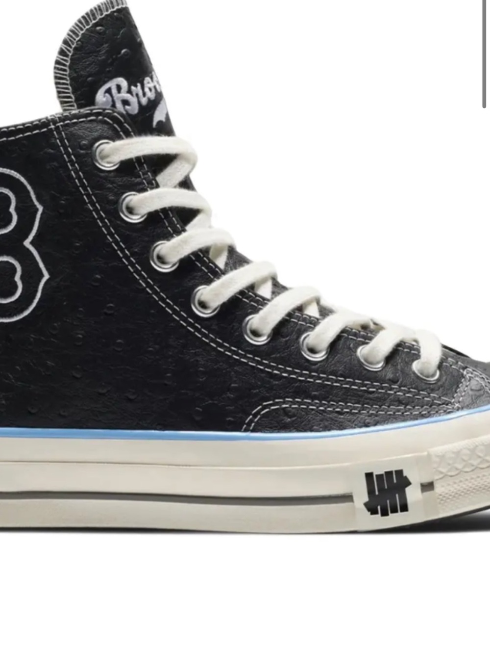 Undefeated leather converse high